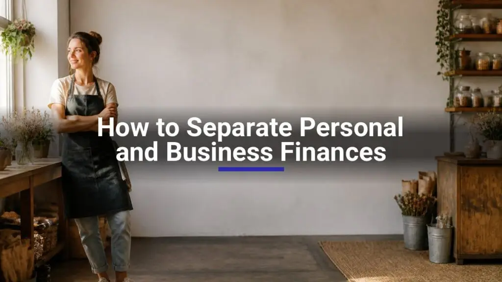 How to Separate Personal and Business Finances
